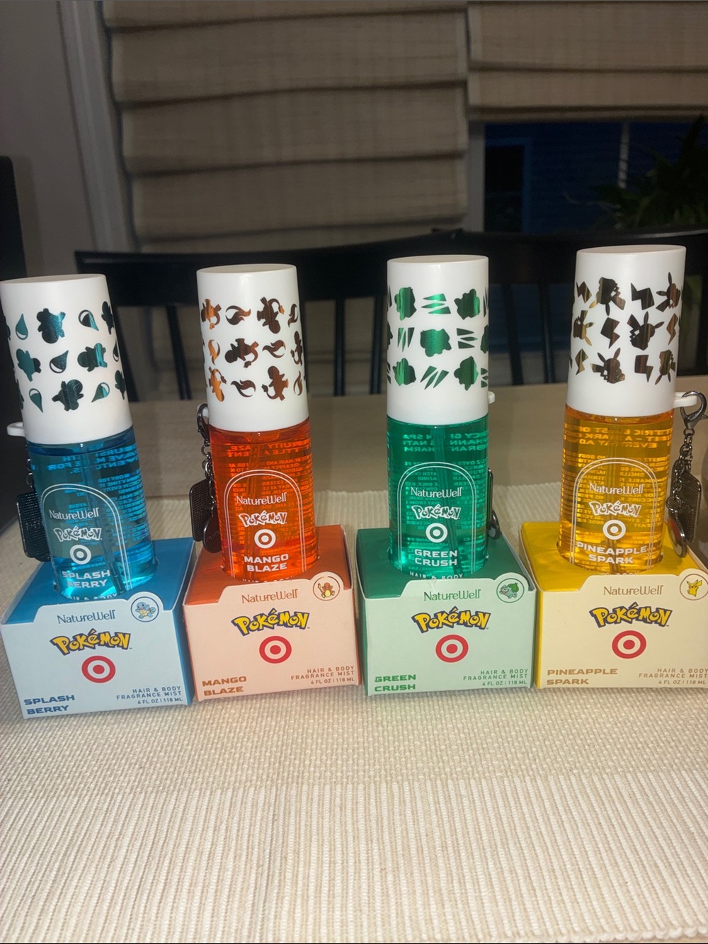 NatureWell x Pokémon Hair & Body Fragrance Mist •Set of 4•
